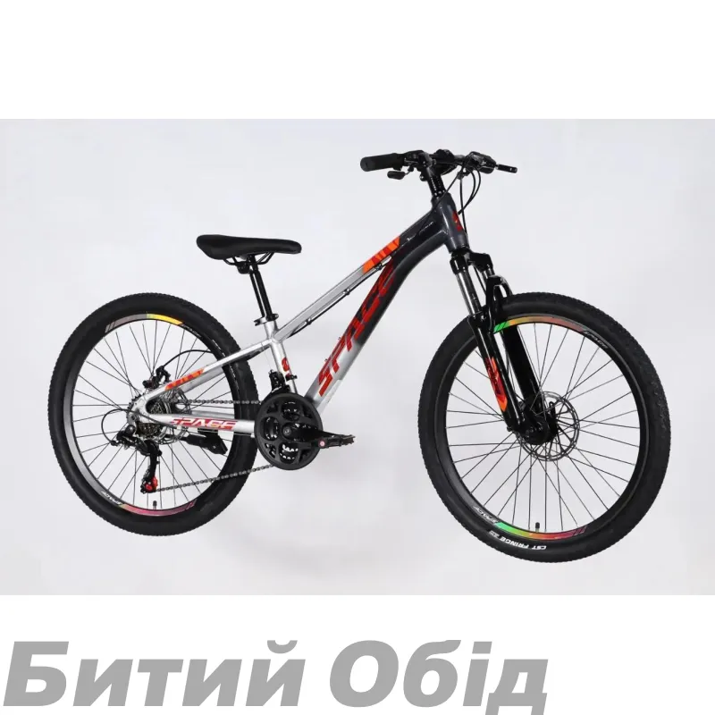 Велосипед SPACE PHAETON DD FR рама-11 сіро-сріблястий 2026