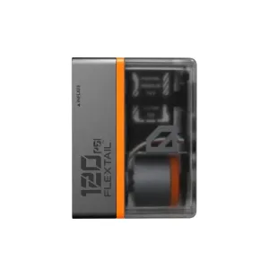 Велосипедный мини насос-задняя фара Flextail Tiny Tire Pump ACS, черный