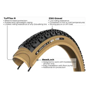 Покришка Panaracer GRAVELKING X1 R, Black/Amber