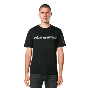 Футболка Alpinestars LINEAR WORDMARK 2.0 CSF TEE BLACK/GREY/RED