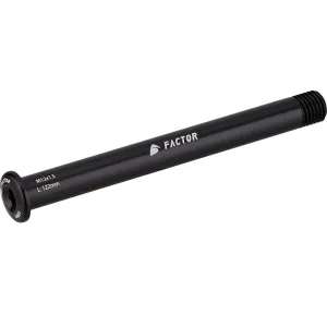Вісь передня FACTOR O2D E-thru 12mm x 122mm F Axle, AL7075-T6 Black 