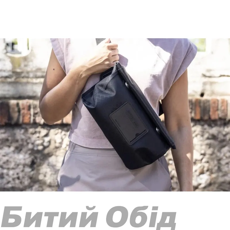 Сумка слінг герметична ORTLIEB Sling Bag Metrosphere black embossed 3 л