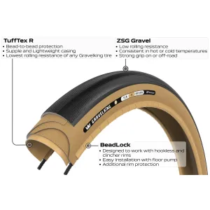 Покришка Panaracer GRAVELKING Slick R, 700 Black/Amber