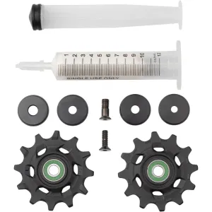 Сервисный набор переключателя SRAM PULLEY KIT RED XPLR AXS (INCLUDES 12T UPPER AND 12T LOWER CERAMIC PULLEYS, 12.5MM AND 12.8MM TITANIUM PULLEY SCREWS, GREASE)