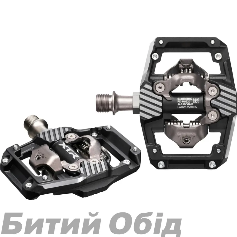 Педалі Shimano PD-M9220 XTR, SPD рамка, TRAIL/ENDURO