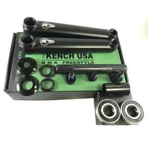 Система шатунов Kench трехсоставная черная 170mm