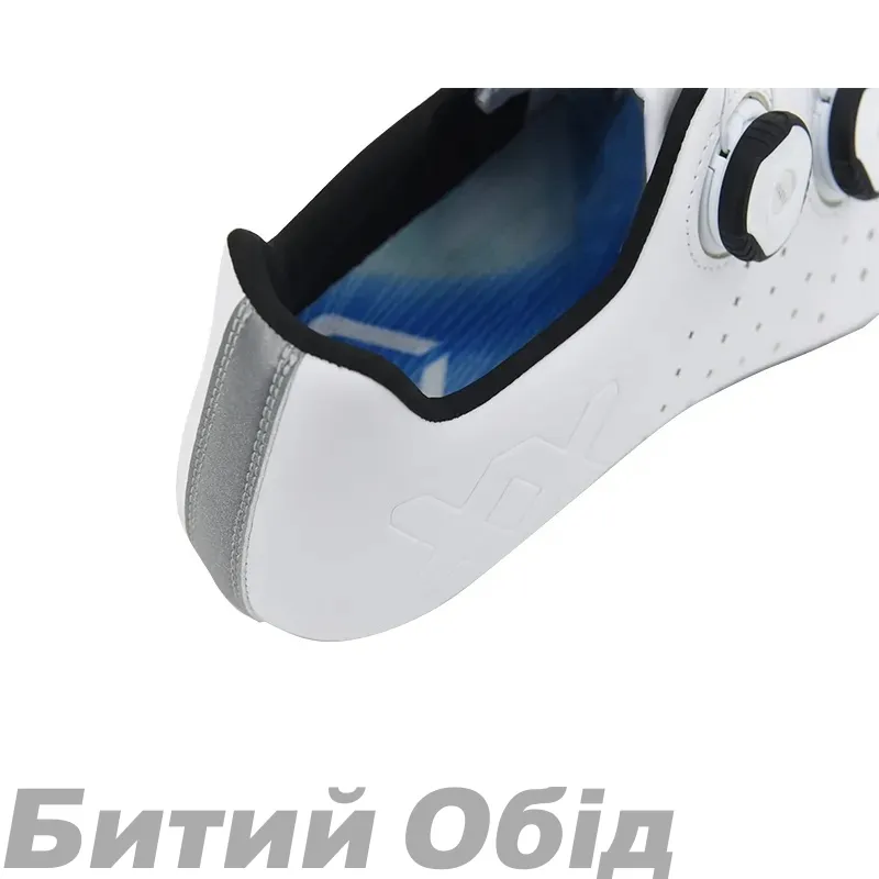 Велосипедні туфлі шосе FLR F-9 з/шкарп Elite біл 