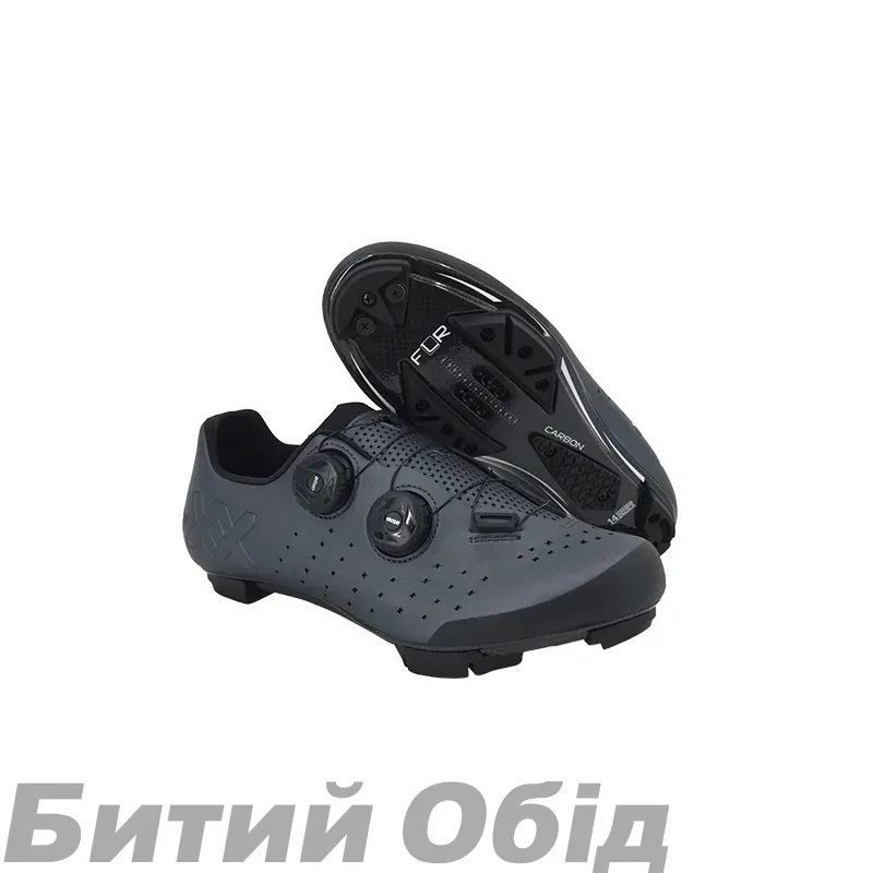 Велосипедні туфлі МТБ FLR FX-9 з/шкарп Elite срібл 