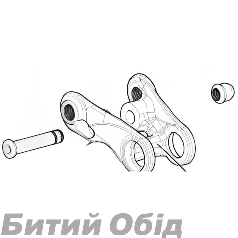 Палець шарніра амортизатора Cannondale Scalpel M8x12 K36014
