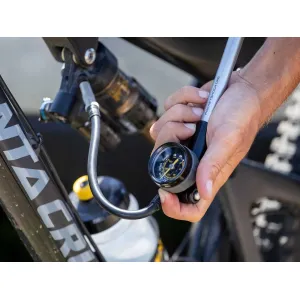 Насос выс давдения Topeak PocketShock DXG с/маном 360psi/24.8bar