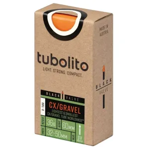 Камера Tubolito TPU 28" (32/50-584/622) S-TUBO-CX/GRAVEL-ALL, SV60 (черн).