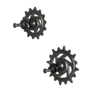 Сервісні запчастини перемикача SRAM PULLEY KIT EAGLE 90 AND 70 T-TYPE EAGLE (INCLUDES 14T UPPER AND 16T SPIDER PULLEY WITH BUSHINGS, 2 STAINLESS STEEL PULLEY SCREWS)
