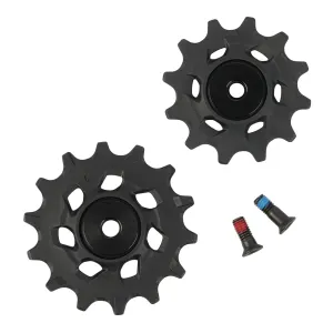 Сервисный набор SRAM PULLEY KIT APEX XPLR MECH (INCLUDES 12T STEEL BEARING UPPER AND 14T LOWER STEEL BEARING PULLEY, 12.5MM AND 14MM BLACK PULLEY BOLTS)
