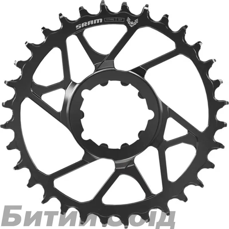 Звезда SRAM T-TYPE Eagle Steel Direct Mount 3mm Offset Eagle (including 3 bolts) Black - Eagle 70