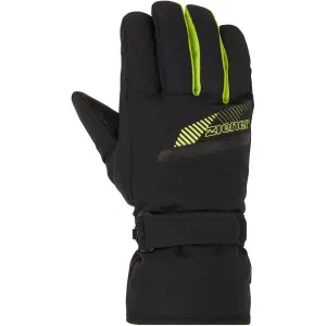 Перчатки лыжные Ziener Gordanus black-lime