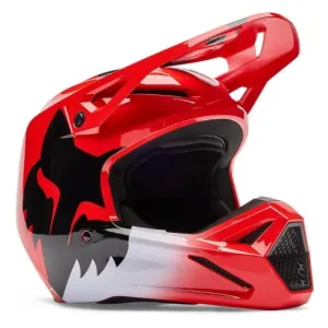 Шлем FOX V1 Helmet - SHIELD [Flo Red]