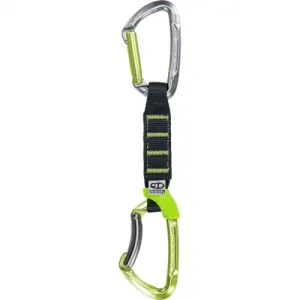 Відтяжка із карабінами Climbing Technology Lime SET NY PRO - Anodized Carabiners - New tapered sling - black / grey colour (18/25mm)