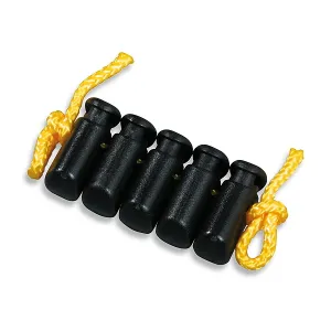Фіксатор тасьми Tatonka Tanka 5-er Pack 5шт (Black)