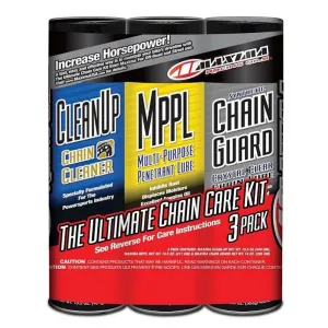 Комплект Maxima Syntetic Chain Guard Ultimate Chain Care Combo Kit [3-Pack], Aerosol