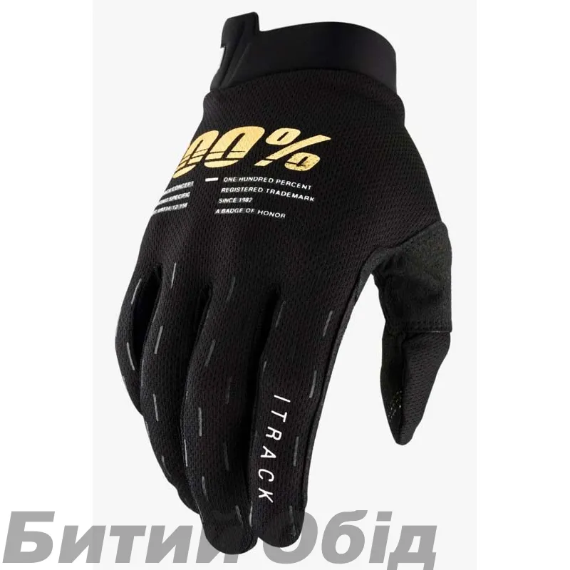 Рукавички Ride 100% iTRACK Glove [Black]