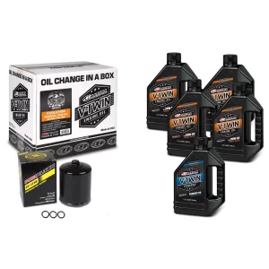 Комплект Maxima V-TWIN SPORTSTER Oil Change Kit - Mineral [Black], 20w-50