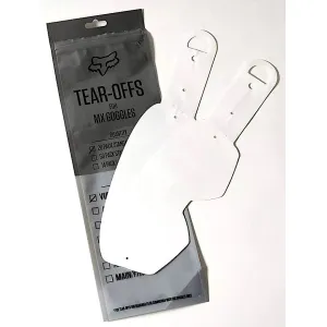 Зривки FOX MAIN II Tear-Off Laminated - 20 pack, Clear Lens