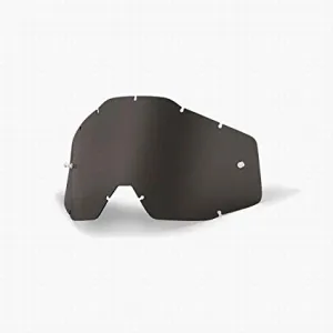Лінза окулярів 100% RACECRAFT/ACCURI/STRATA Replacement Lens Dark Smoke Anti-Fog, Colored Lens