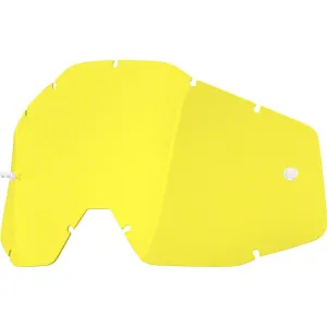 Лінза окулярів 100% RACECRAFT/ACCURI/STRATA Replacement Lens Yellow Anti-Fog, Colored Lens