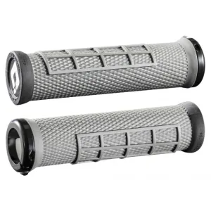 Грипсы ODI Elite Flow, V2.1 Lock On, Graphite Black w/Black Clamp, графитовые с черными замками