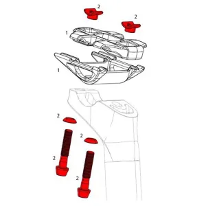 Болт затискача підсідельного штиря Zipp SP SCSL B1 BOLT KIT TI