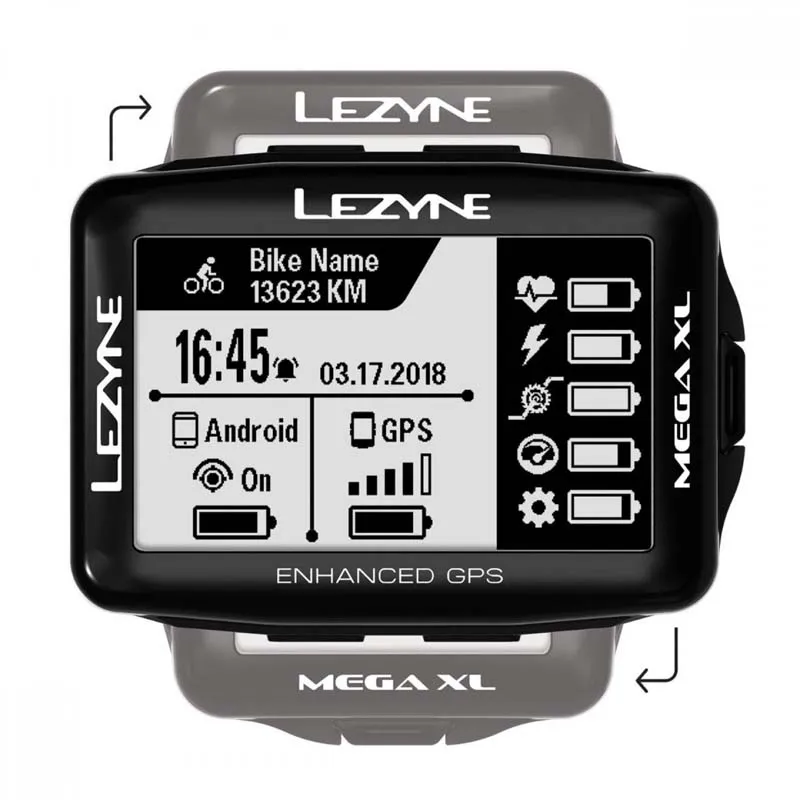 Велокомп'ютер GPS Lezyne MEGA XL GPS