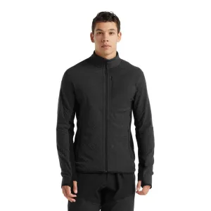 Кофта Icebreaker Descender LS Zip JET HTHR/BLACK, XL