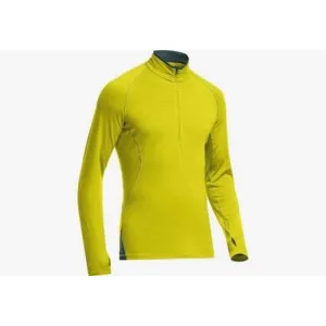 Футболка с длинным рукавом Icebreaker Sprint LS Half Zip MEN chartreuse/pine