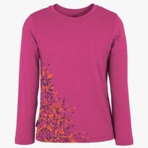 Футболка с длинным рукавом Icebreaker Kids LS Crew Garden magenta/lotus