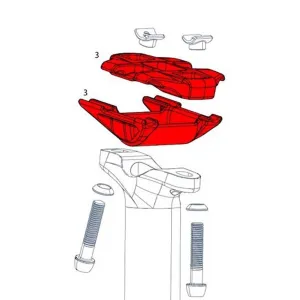 Набір затискачів підсідельного штиря Zipp SP SCSL B1 CLAMP KIT