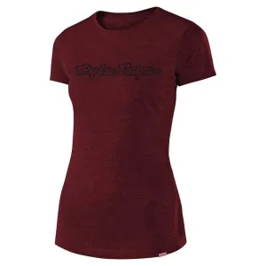 Футболка TLD WMNS Signature Tee [MAROON] 