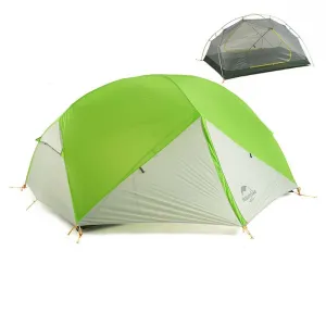 Палатка сверхлегкая двухместная с футпринтом Naturehike Mongar NH17T007-M, 20D 