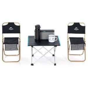 Cтіл складний Naturehike  NH19Z008-Z, алюміній, Розмір L, чорний Cтіл складний Naturehike  NH19Z008-Z, алюміній, Розмір L, чорний