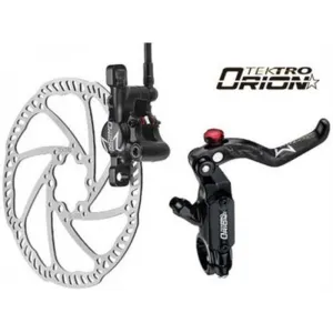 Тормоз дисковый гидравлический Tektro Orion-R-160, черный.