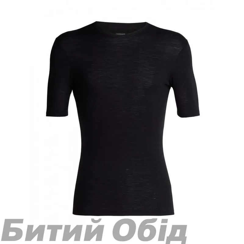 Футболка з коротким рукавом Icebreaker Everyday SS Crewe Black S
