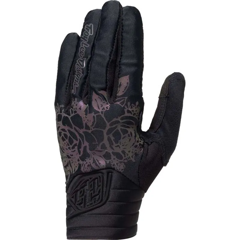 Женские вело перчатки TLD WMN'S LUXE GLOVE [FLORAL BLACK]