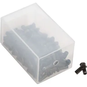 Ниппели латунные DT Swiss Pro Head Brass 2.0 x 12 mm Черный 100шт