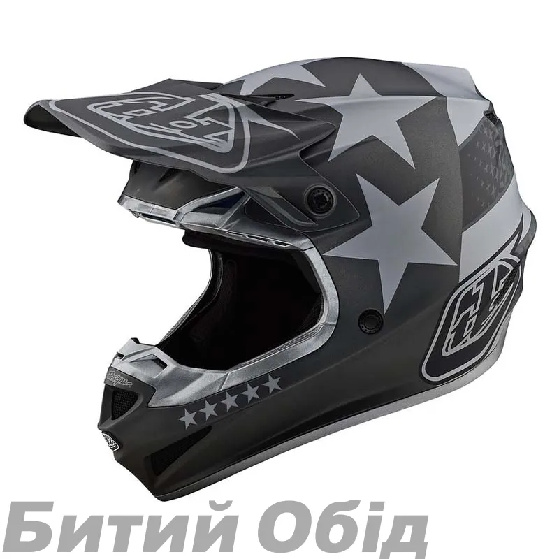 Мотошлем TLD SE4 POLYACRYLITE [FREEDOM BLACK / GRAY]