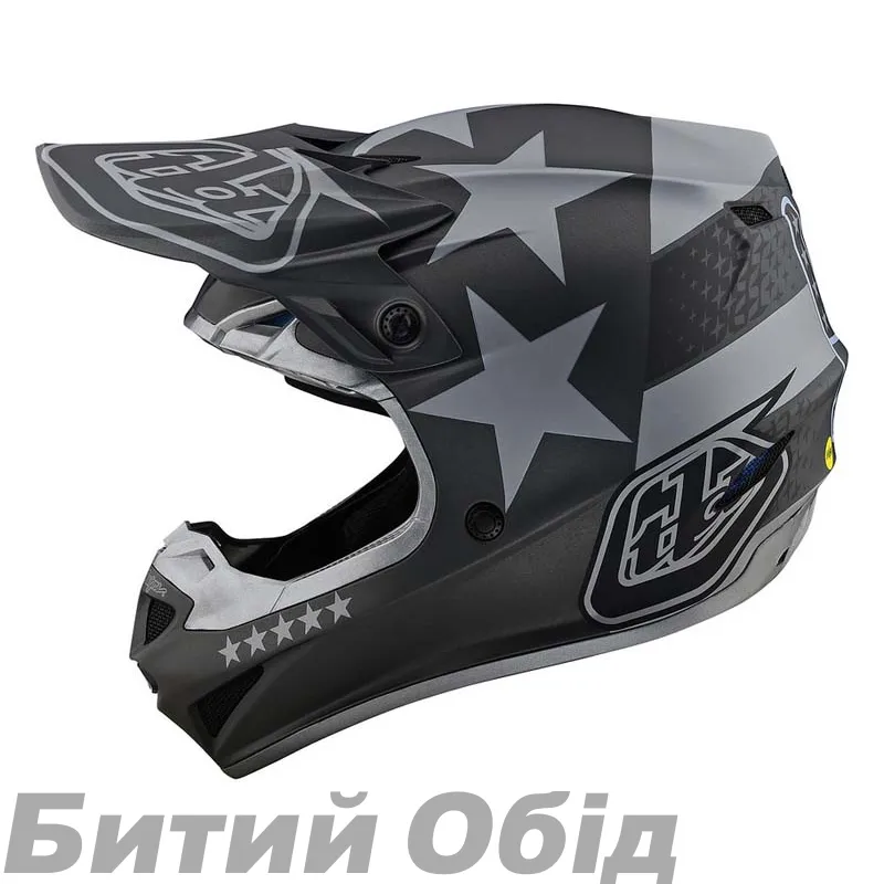 Мотошлем TLD SE4 POLYACRYLITE [FREEDOM BLACK / GRAY]