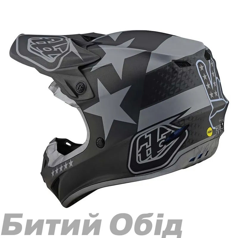 Мотошлем TLD SE4 POLYACRYLITE [FREEDOM BLACK / GRAY]