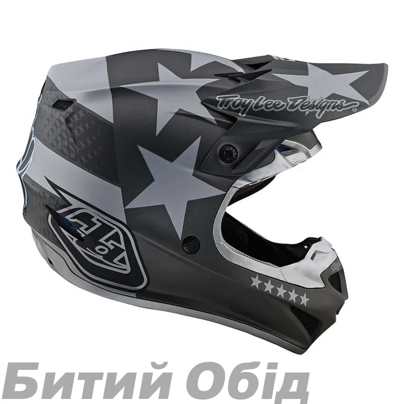 Мотошлем TLD SE4 POLYACRYLITE [FREEDOM BLACK / GRAY]