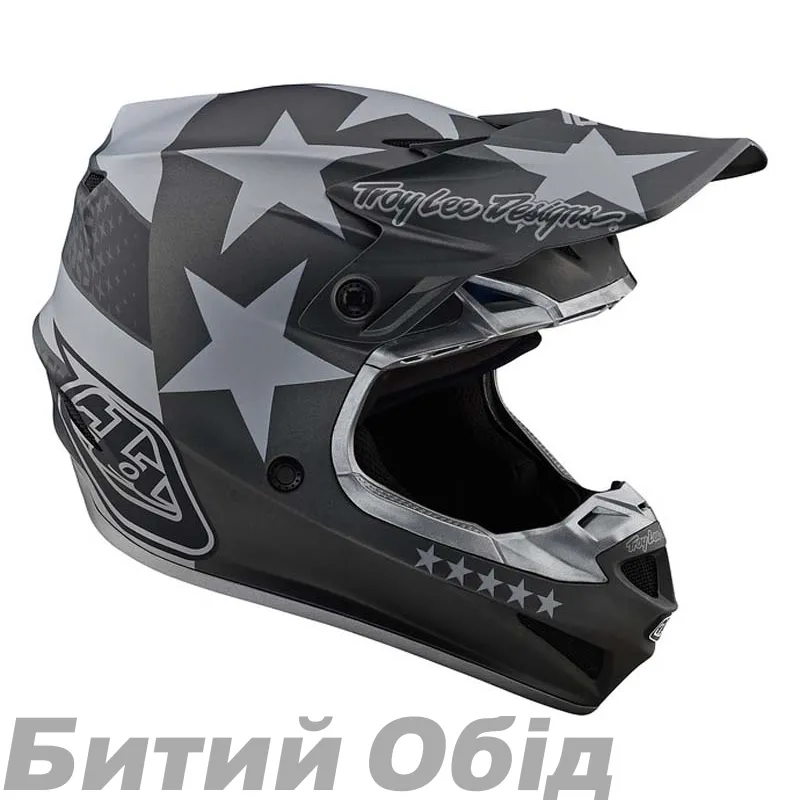 Мотошлем TLD SE4 POLYACRYLITE [FREEDOM BLACK / GRAY]