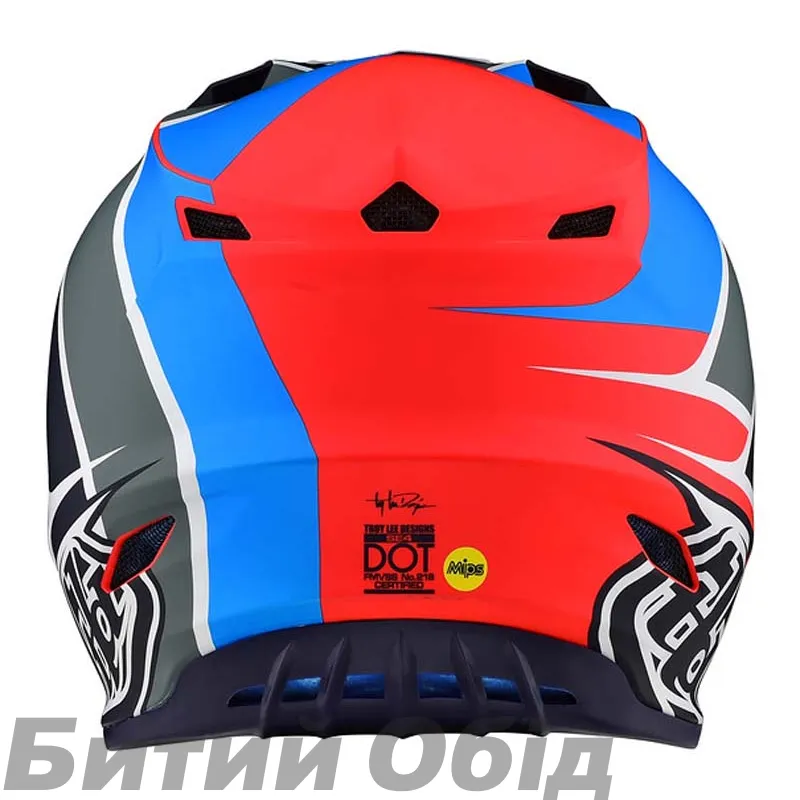 Мотошолом TLD SE4 POLYACRYLITE [BETA ORANGE / NAVY]
