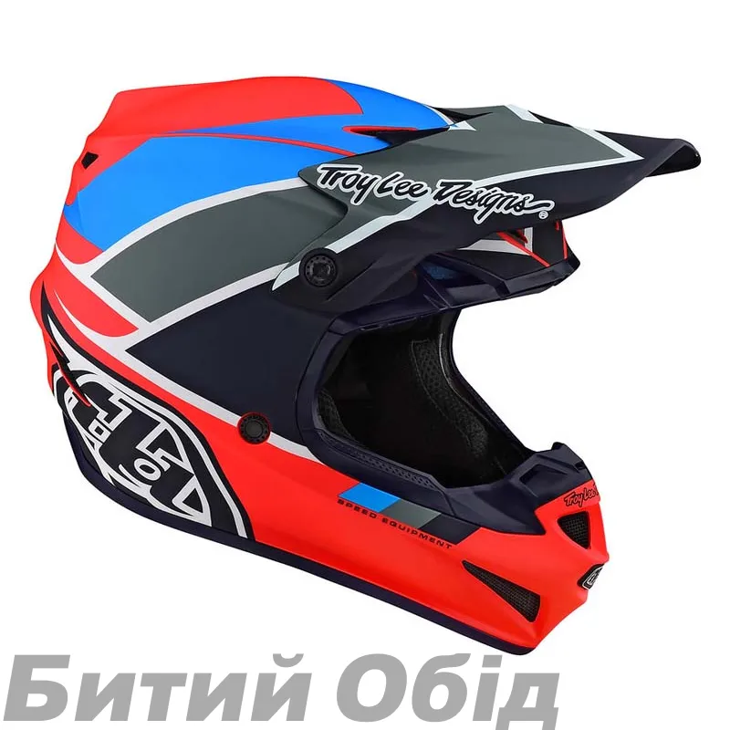 Мотошолом TLD SE4 POLYACRYLITE [BETA ORANGE / NAVY]