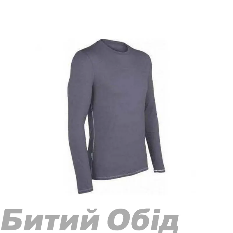 Футболка з довгим рукавом Icebreaker BF 150 Anatomica LS Crewe MEN monsoon / white